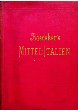 Italien Handbuch fur Reisende 1899 r