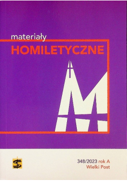 Materiały Homiletyczne 348 / 2023 Rok A