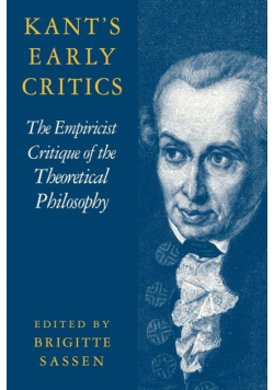 Kant's Early Critics