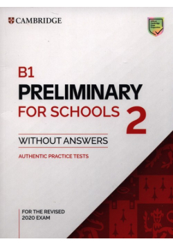 B1 Preliminary for Schools 2 Student's Book without Answers