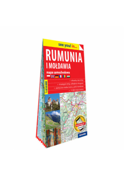Rumunia i Mołdawia papierowa mapa samochodowa 1:810 000