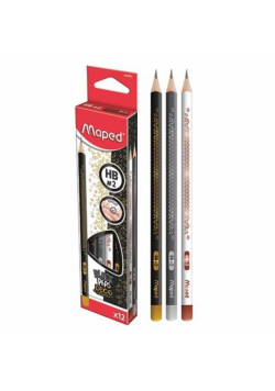Ołówek Blackpeps deco HB (12szt) MAPED