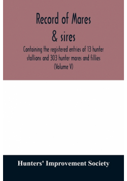 Record of mares & sires