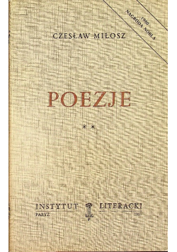 Miłosz Poezje tom II