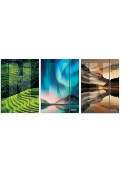 Teczka rysunkowa A4 z gumką Nature mix