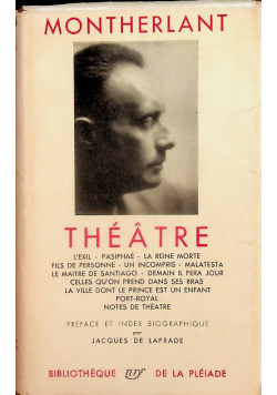 Montherlant theatre