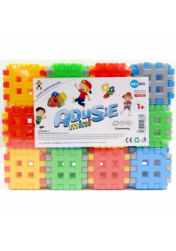 Klocki konstrukcyjne Adusie Mini 72el