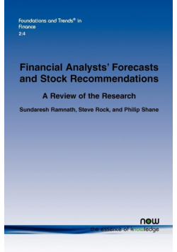 Financial Analysts' Forecasts and Stock Recommendations
