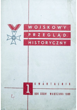 Wojskowy przegląd historyczny numer 1 1989