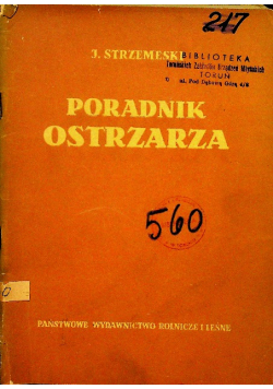 Poradnik ostrzarza