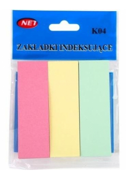 Zakładki indeksujące pastel 3x100K