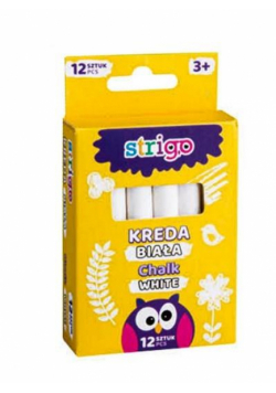 Kreda biała 12 sztuk STRIGO
