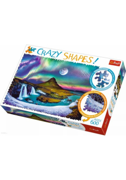 Puzzle Crazy Shapes! 600 Zorza nad Islandią