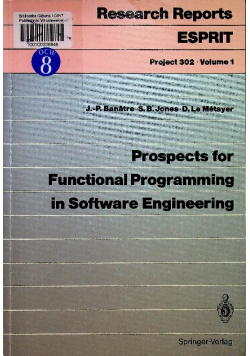 Prospects for functional programming in Software Engineering