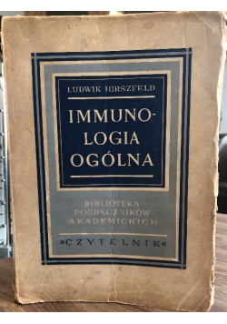 Immunologia ogólna 1949 r.
