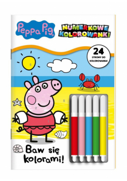 Peppa Pig Numerkowe kolorowanki cz.3
