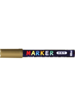 Marker akrylowy 1-2 mm złoty M&G