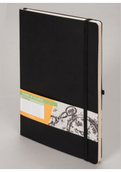 Notes Impresja B5 Linia Czarny