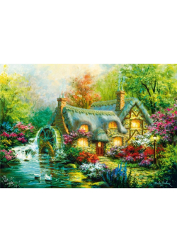 Puzzle 1000 Stary młyn nad rzeką