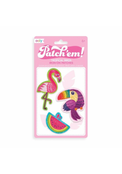 Naprasowanki Patch Em - Tropikalne Ptaki