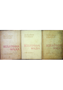 Bezustanna walka Tom I do III