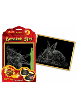 Scratch Art. Złota seria - Królik