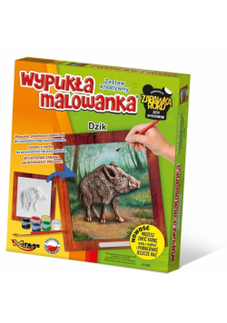 Wypukła malowanka Leśne - Dzik