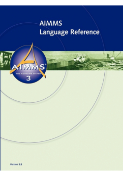 AIMMS 3.8 - Language Reference