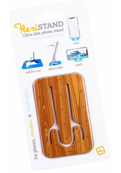 FlexiStand podstawka pod telefon - Wood Drewniana