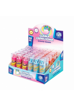 Gumka zapachowa - szminka (36szt) ASTRA