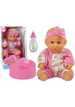 Lalka różowa 24cm