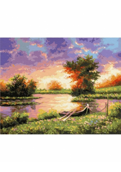 Malowanie po numerach - Letni krajobraz 40x50cm