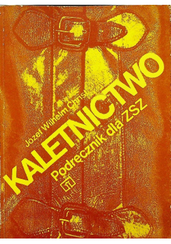 Kaletnictwo podręcznik technologii dla ZSZ