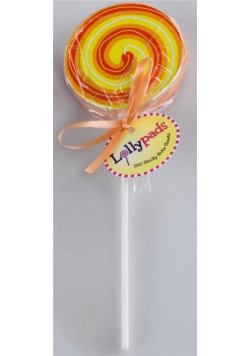 Lollypads lizak - karteczki samoprzylpne pomarańcz