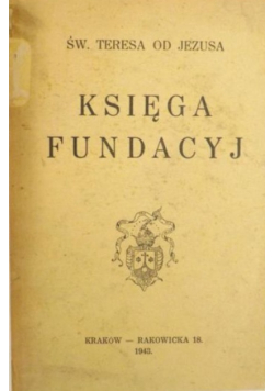 Księga fundacyj 1943 r.