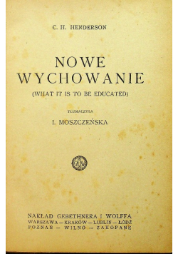 Nowe wychowanie