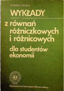 Wykłady z równań różniczkowych i różnicowych