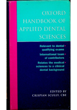 Oxford Handbook of Applied Dental Sciences