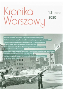 Kronika Warszawy 1-2 (161-162)/2020