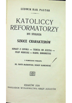Katoliccy Reformatorzy 1924 r