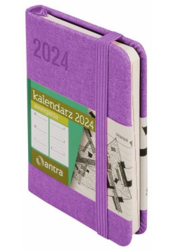 Kalendarz 2024 Awangarda A7 TDW fioletowy