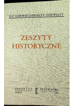 Zeszyty historyczne zeszyt 95