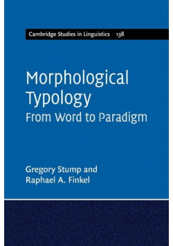 Morphological Typology