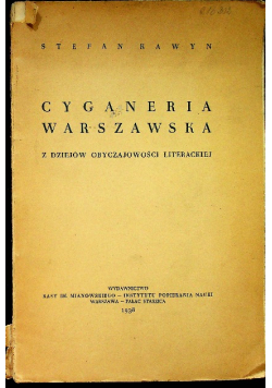 Cyganeria Warszawska 1938 r.