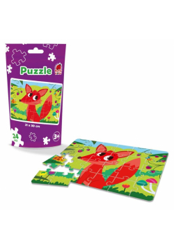 Puzzle edukacyjne - Lisek