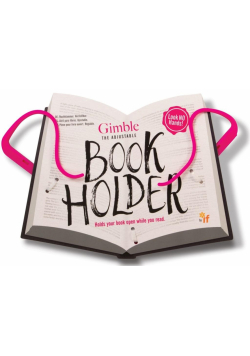 Gimble Book Holder różowy uchwyt do książki
