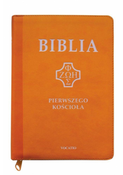 Biblia pierwszego Kościoła żółta z paginatorami