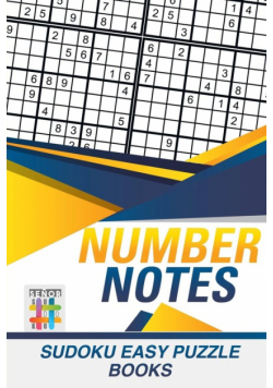 Number Notes | Sudoku Easy Puzzle Books