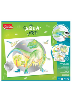 Obrazy akwarelowe Dinozaury Aqua Art CREATIV