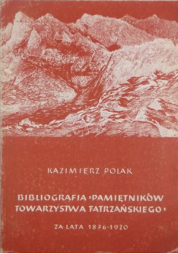 Bibliografia pamiętników Towarzystwa Tatrzańskiego